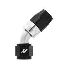 Load image into Gallery viewer, Mishimoto Aluminum -12AN 45 Degree Fitting - Black - Main Product View