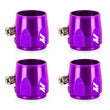 Load image into Gallery viewer, Mishimoto Aluminum -12AN Hex Finishers - Purple - Main Product View