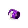 Load image into Gallery viewer, Mishimoto Aluminum -12AN Hex Finishers - Purple - Side View