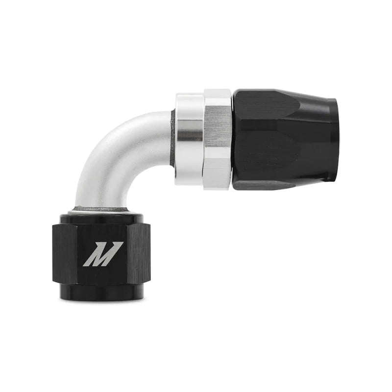 Mishimoto Aluminum -4AN 90 Degree Fitting - Black - Main Product View