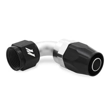 Load image into Gallery viewer, Mishimoto Aluminum -4AN 90 Degree Fitting - Black - Side View