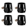 Load image into Gallery viewer, Mishimoto Aluminum -8AN Hex Finishers - Black - Main Product View
