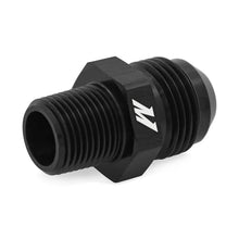 Load image into Gallery viewer, Mishimoto Aluminum -8AN to 1/4 NPT Fitting - Black - Side View
