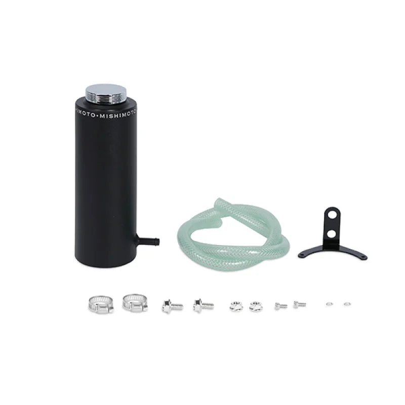Mishimoto Aluminum Coolant Reservoir Tank - Wrinkle Black - Side View