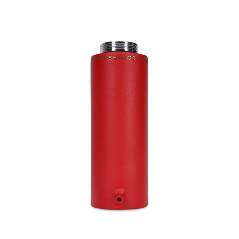Mishimoto Aluminum Coolant Reservoir Tank - Wrinkle Red - Back View