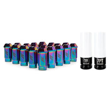 Load image into Gallery viewer, Mishimoto Aluminum Locking Lug Nuts M12x1.25 20pc Set Neo Chrome - Main Product View
