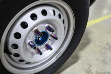 Load image into Gallery viewer, Mishimoto Aluminum Locking Lug Nuts M12x1.5 27pc Set Neo Chrome - Side View