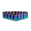 Load image into Gallery viewer, Mishimoto Aluminum Locking Lug Nuts M12x1.5 27pc Set Neo Chrome - Installation View