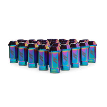 Load image into Gallery viewer, Mishimoto Aluminum Locking Lug Nuts M12x1.5 27pc Set Neo Chrome - Installation View