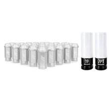 Load image into Gallery viewer, Mishimoto Aluminum Locking Lug Nuts M12x1.5 27pc Set Silver - Main Product View