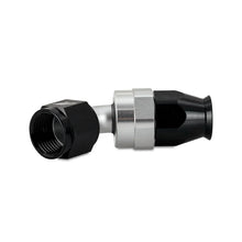 Load image into Gallery viewer, Mishimoto Aluminum PTFE -8AN 45 Degree Fitting Black - Side View