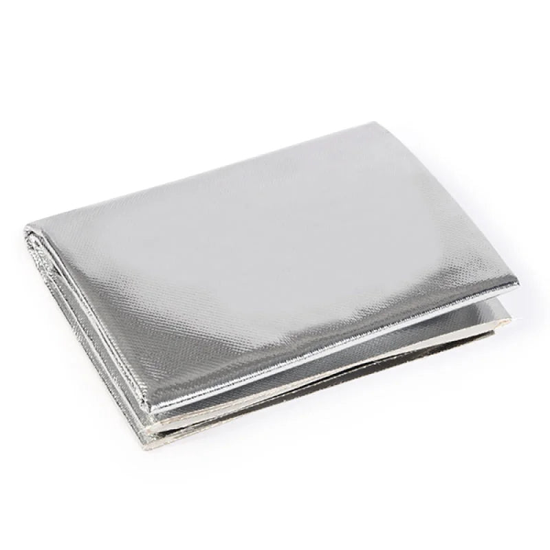 Mishimoto Aluminum Silica Heat Barrier W/ Adhesive Backing, 12in x 24in - Detail View