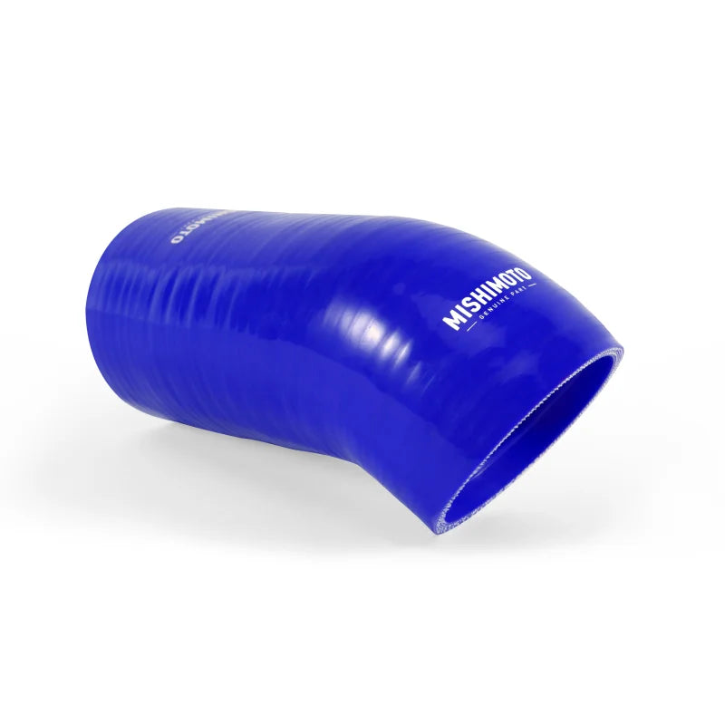Mishimoto BMW E90/E92 w/ N52 Engine Blue Silicone Intake Boot - Installation View