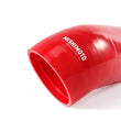 Load image into Gallery viewer, Mishimoto BMW E90/E92 w/ N52 Engine Red Silicone Intake Boot - Side View