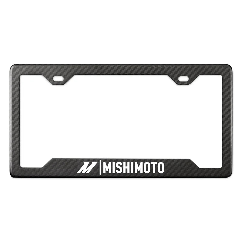 Mishimoto Carbon Fiber License Plate Frame - Matte - Main Product View