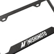 Load image into Gallery viewer, Mishimoto Carbon Fiber License Plate Frame - Matte - Side View