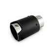 Load image into Gallery viewer, Mishimoto Carbon Fiber Muffler Tip 2.5in Inlet 3.5in Outlet M Polished - Main Product View