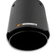 Load image into Gallery viewer, Mishimoto Carbon Fiber Muffler Tip 3in Inlet 4in Outlet Black - Installation View