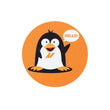 Load image into Gallery viewer, Mishimoto Chilly The Penguin Mouse Pad - Main Product View