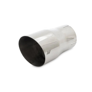 Mishimoto Clamo-On Single Wall Exhaust Tip 5in Outlet - Polished - Main Product View