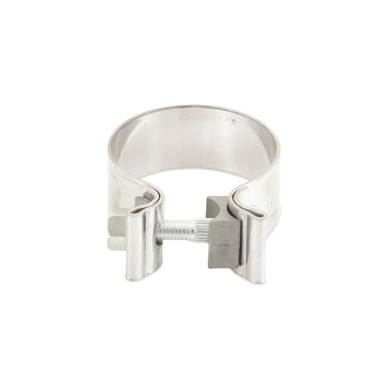 Mishimoto Clamo-On Single Wall Exhaust Tip 5in Outlet - Polished - Back View