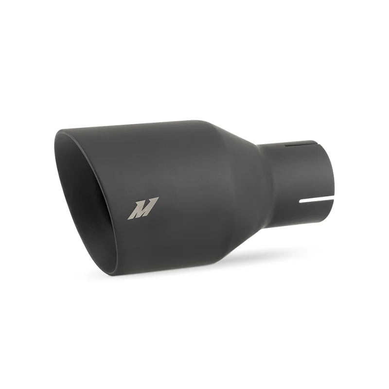 Mishimoto Clamp-on Double Wall Exhaust Tip 2.5 Inlet Slash Cut - Main Product View