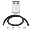 Load image into Gallery viewer, Mishimoto Compact Baffled Oil Catch Can - 2-Port - Polished - Side View