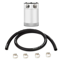 Load image into Gallery viewer, Mishimoto Compact Baffled Oil Catch Can - 2-Port - Polished - Side View