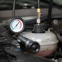 Load image into Gallery viewer, Mishimoto Cooling System Pressure Tester / Vacuum Purge Kit - 28pc - Back View