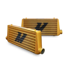 Load image into Gallery viewer, Mishimoto Eat Sleep Race Special Edition Gold M-Line Intercooler - Main Product View