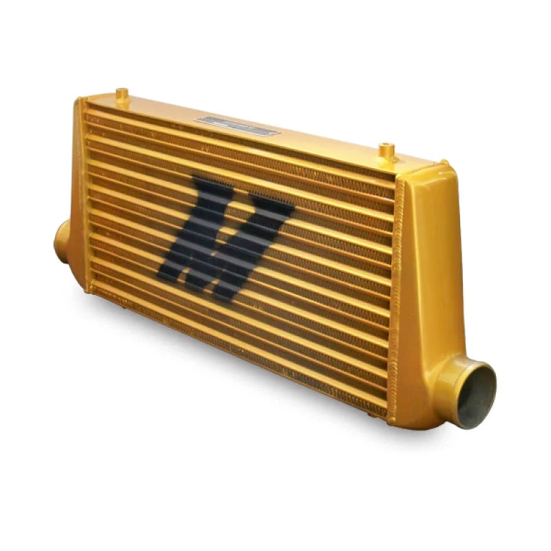 Mishimoto Eat Sleep Race Special Edition Gold M-Line Intercooler - Side View