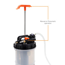 Load image into Gallery viewer, Mishimoto Fluid Extractor Manual and Pneumatic - 9.5L - Back View