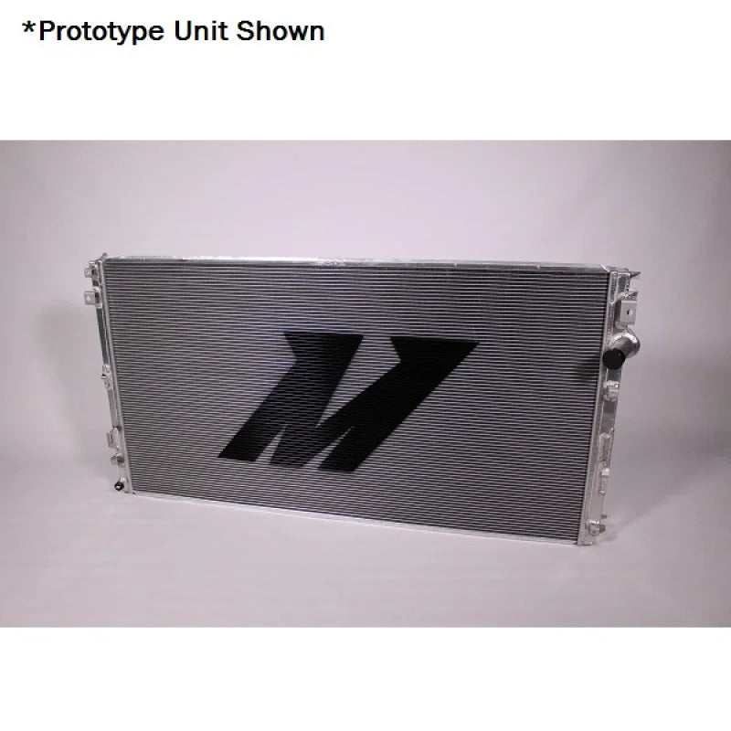 Mishimoto Ford 2011-2016 6.7L Powerstroke Aluminum Secondary Radiator - Side View