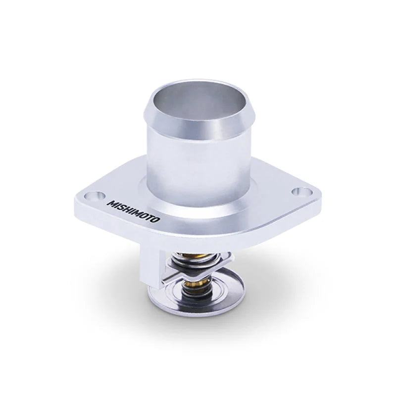 Mishimoto Ford 6.0L Powerstroke Low-Temperature Thermostat w/ CNC Housing - Side View
