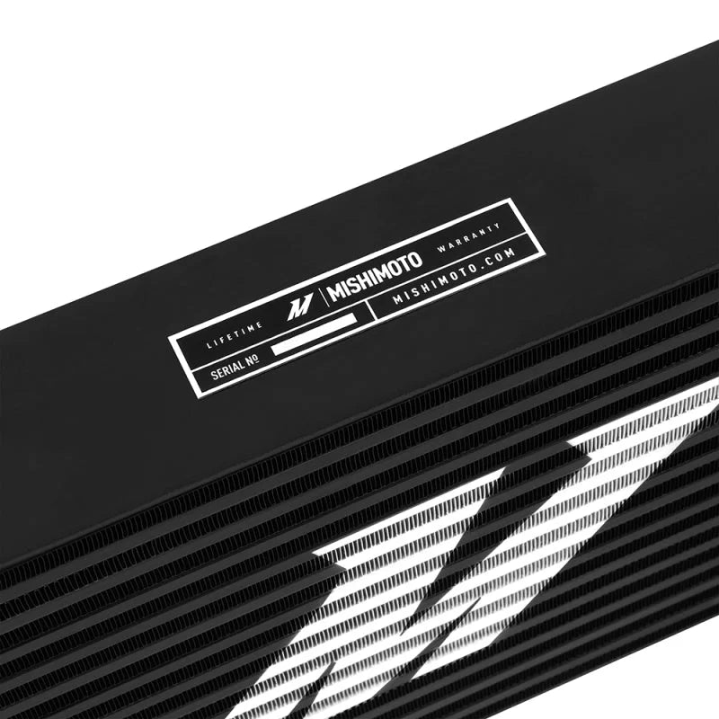 Mishimoto Ford Ranger 3.2L Diesel Intercooler Kit 2011+ Black w/ Polished Pipes - Side View