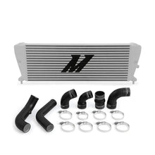Load image into Gallery viewer, Mishimoto Ford Ranger 3.2L Diesel Intercooler Kit 2011+ Silver w/ Wrinkle Black Pipes - Main Product View