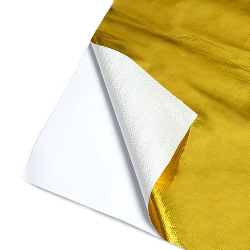 Mishimoto Gold Reflective Barrier w/ Adhesive Backing 12 inches x 24 inches - Main Product View
