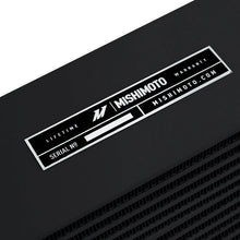 Load image into Gallery viewer, Mishimoto Heavy-Duty Oil Cooler - 10in. Same-Side Outlets - Black - Back View