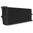 Load image into Gallery viewer, Mishimoto Heavy-Duty Oil Cooler - 17in. Opposite-Side Outlets - Black - Main Product View