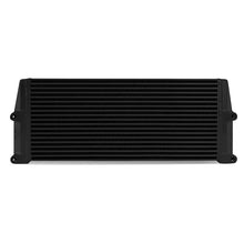 Load image into Gallery viewer, Mishimoto Heavy-Duty Oil Cooler - 17in. Same-Side Outlets - Black - Back View