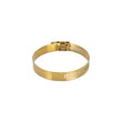 Load image into Gallery viewer, Mishimoto High-Torque Worm Gear Clamp 2.83in.-3.74in. (72mm-95mm) - Pack of 2 - Gold - Side View
