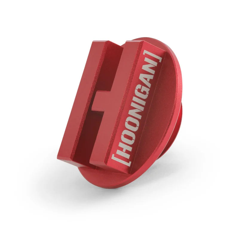 Mishimoto Honda Hoonigan Oil Filler Cap - Red - Side View
