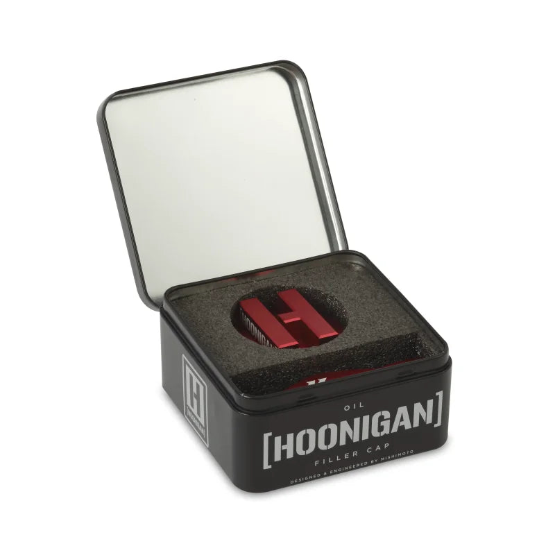 Mishimoto Honda Hoonigan Oil Filler Cap - Red - Installation View