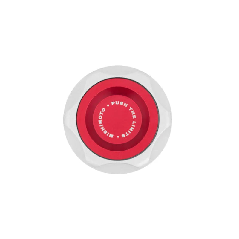 Mishimoto Honda Oil FIller Cap - Red - Installation View
