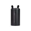 Load image into Gallery viewer, Mishimoto Large Aluminum Oil Catch Can - Wrinkle Black - Back View