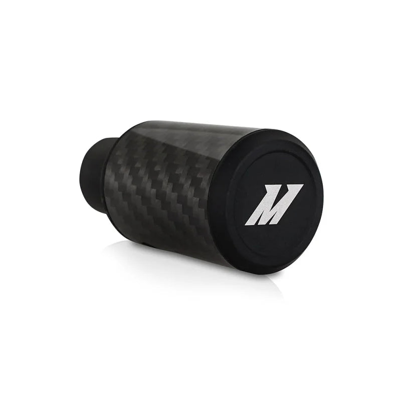 Mishimoto Lightweight Carbon Fiber Shift Knob - 65mm Tall - Side View