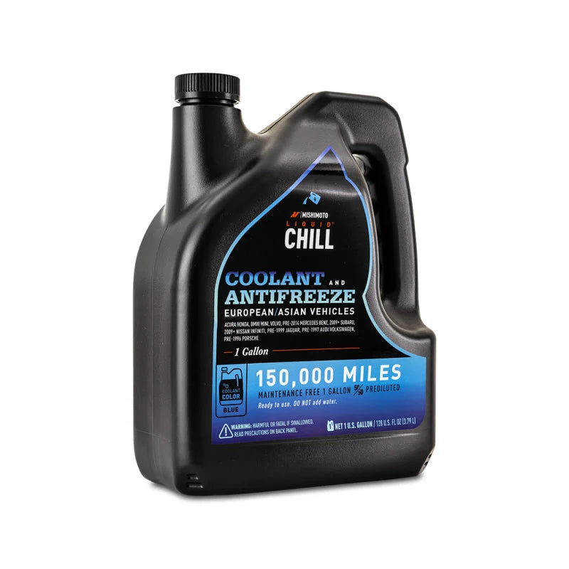 Mishimoto Liquid Chill EG Coolant, European/Asian Vehicles, Blue - Main Product View