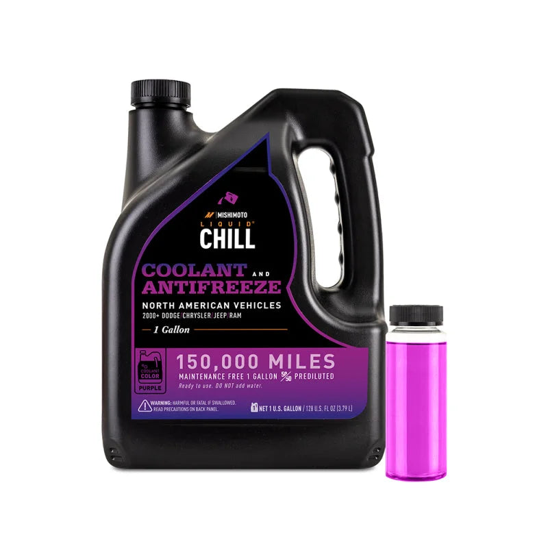 Mishimoto Liquid Chill EG Coolant, North American Vehicles, Purple - Side View