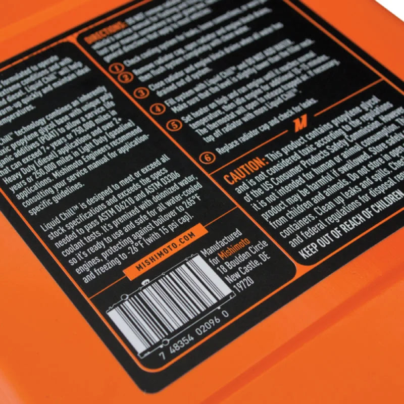 Mishimoto Liquid Chill Synthetic 64oz Engine Coolant - Premixed - Additional View 5