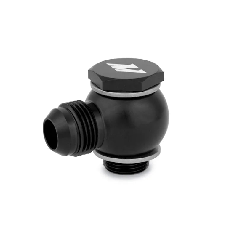 Mishimoto M20 x -10AN Black Banjo Fitting w/ Bolt - Main Product View